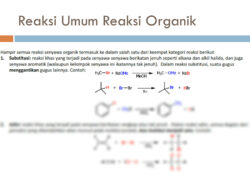 10 Jenis Reaksi Senyawa Organik yang Penting dalam Kimia