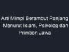 Arti Mimpi Berambut Panjang Menurut Primbon