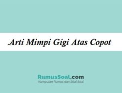 Arti Mimpi Gigi Atas Copot Semua Menurut Primbon