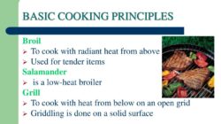 10 Jenis Principle of Cooking Lengkap dengan Penjelasannya