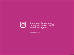 Panduan Blokir DM Instagram