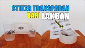 Langkah Mudah Buat Stiker Transparan